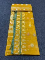 Mastered yellow Jamdani Saree - Image 4