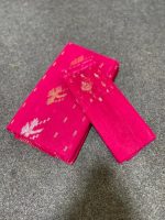 Magenta Jamdani Saree - Image 10