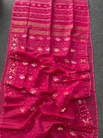 Magenta Jamdani Saree - Image 3
