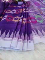 Purple Monipuri Saree - Image 8