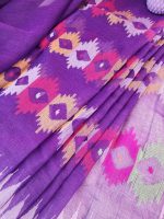 Purple Monipuri Saree - Image 7