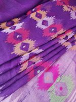 Purple Monipuri Saree - Image 6