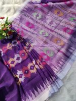Purple Monipuri Saree - Image 2