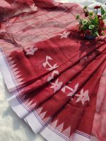 Maroon Monipuri Saree - Image 7