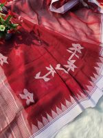 Maroon Monipuri Saree - Image 3