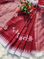 Maroon Monipuri Saree - Image 2