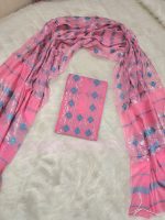 Pink Jamdani three piece. - Image 2