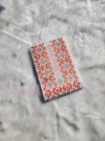 White with orange and golden jori work. - Image 7
