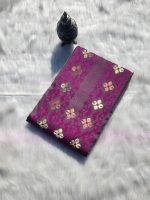 Purple  Jamdani three piece. - Image 5