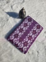 Purple Jamdani three piece. - Image 7