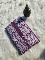 Purple Jamdani three piece. - Image 5