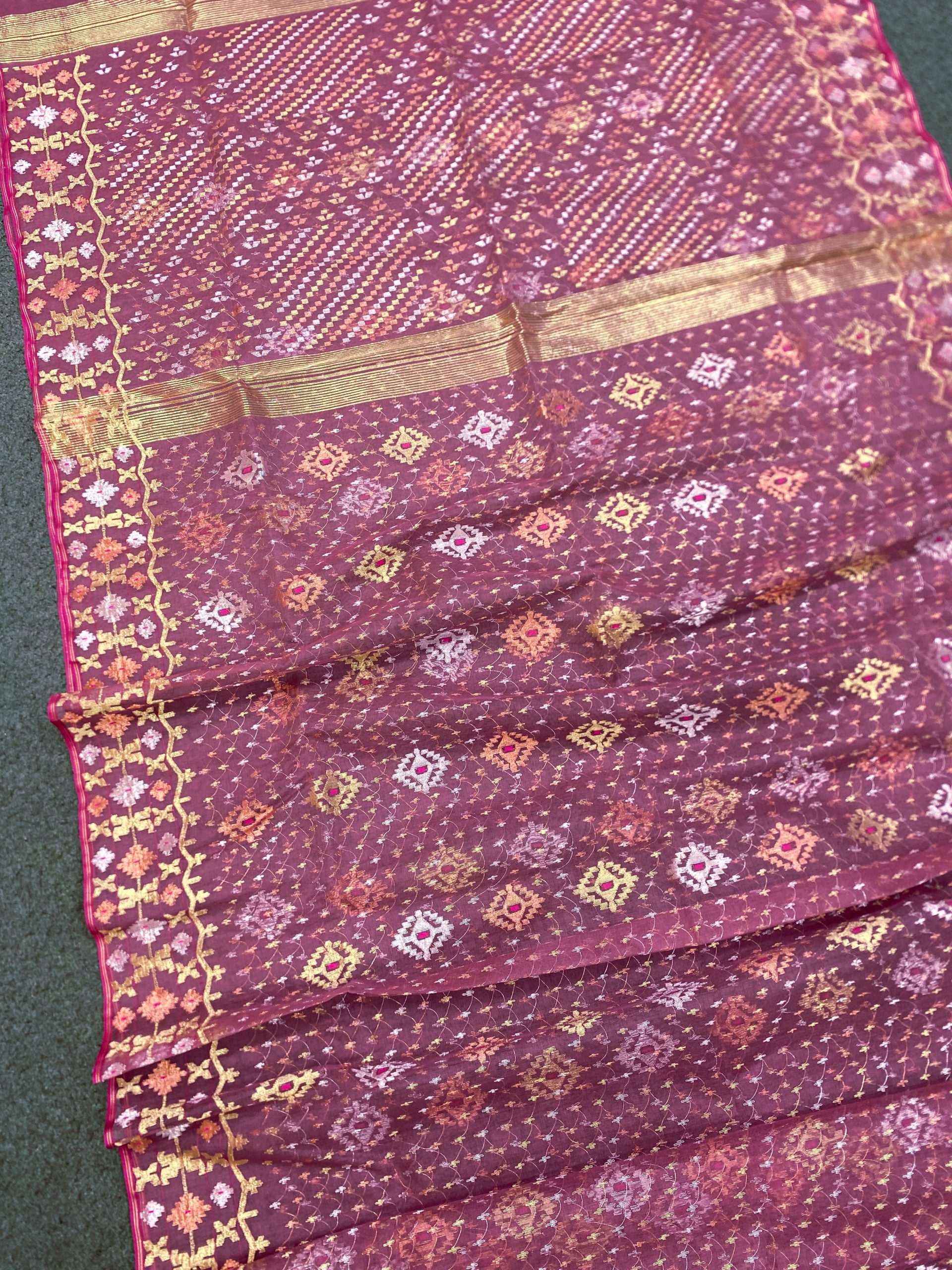 IMG-20250507-WA0092 Dhakaiya jamdani Saree - Image 1
